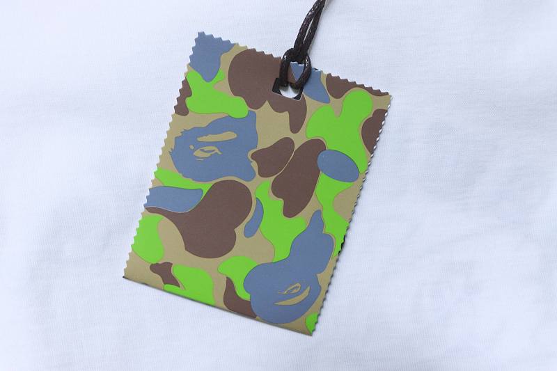 BAPE Ape Head Chrome Hearts Collaboration Classic Letter Print Short Sleeve T-Shirt Style 1