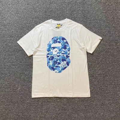 BAPE Ape Head Print Classic Short Sleeve T-Shirt Style 1002 02