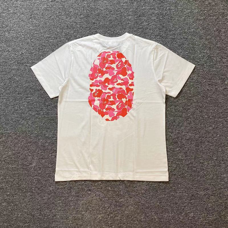 BAPE Ape Head Print Classic Short Sleeve T-Shirt Style 1002