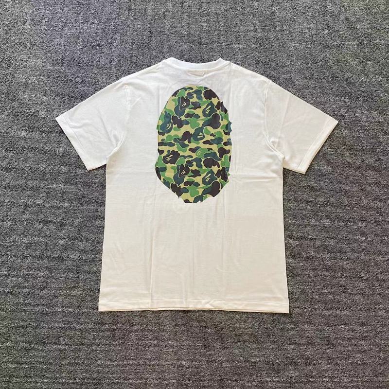 BAPE Ape Head Print Classic Short Sleeve T-Shirt Style 1002
