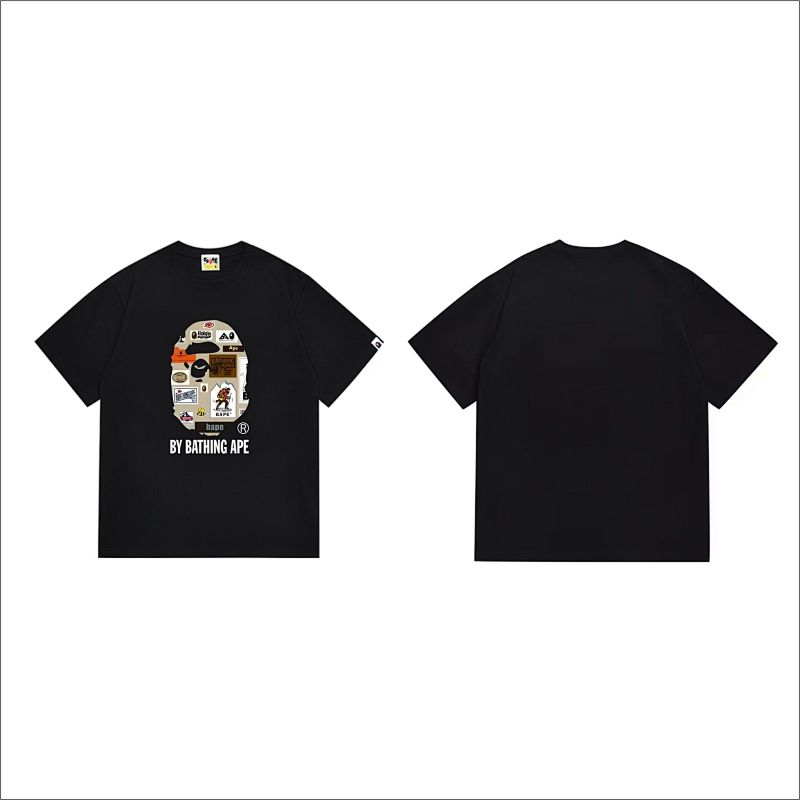BAPE Ape Head Short Sleeve T-Shirt Style 1007