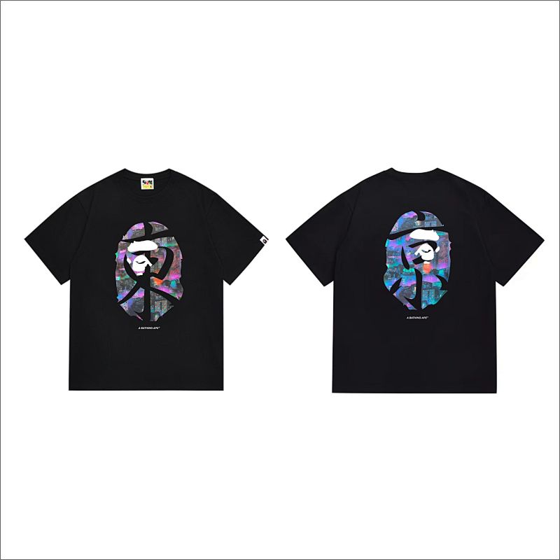 BAPE Ape Head Short Sleeve T-Shirt Style 1009
