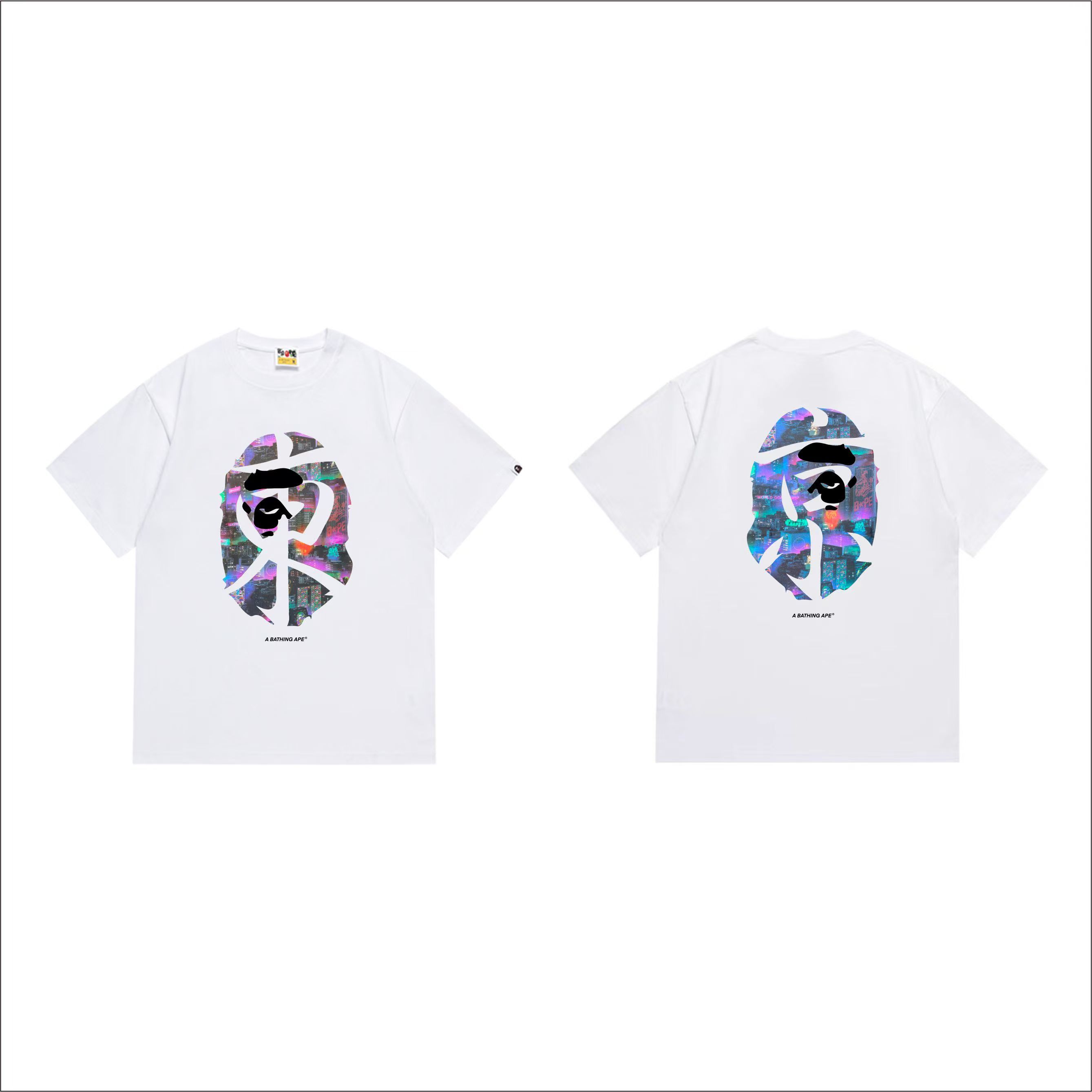 BAPE Ape Head Short Sleeve T-Shirt Style 1009