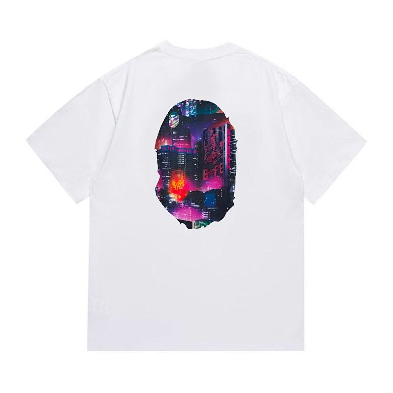 BAPE Ape Head Short Sleeve T-Shirt Style 1018