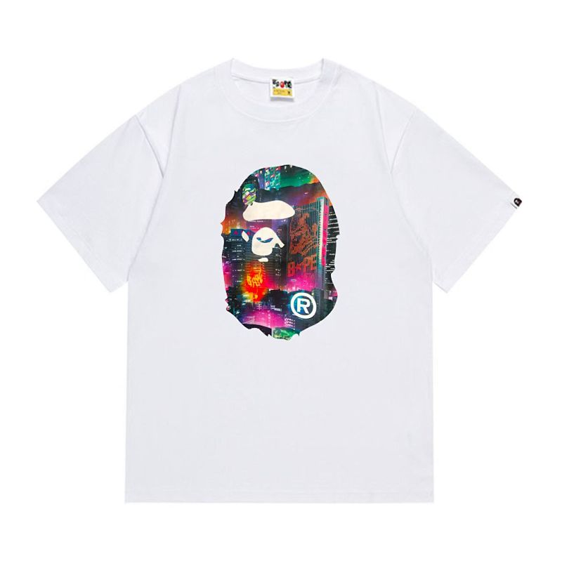 BAPE Ape Head Short Sleeve T-Shirt Style 1018