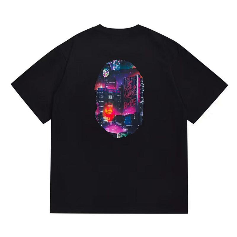 BAPE Ape Head Short Sleeve T-Shirt Style 1018