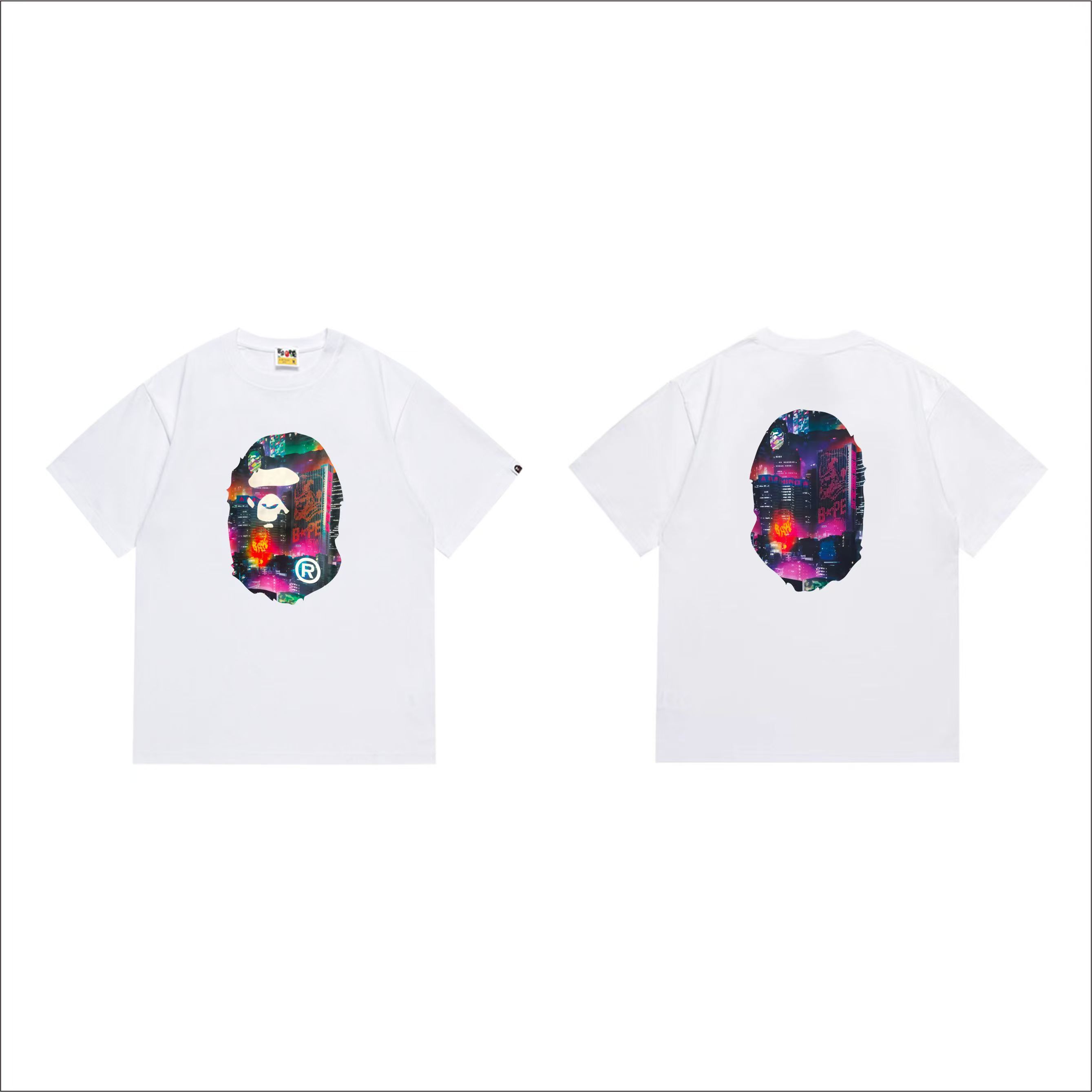 BAPE Ape Head Short Sleeve T-Shirt Style 1018