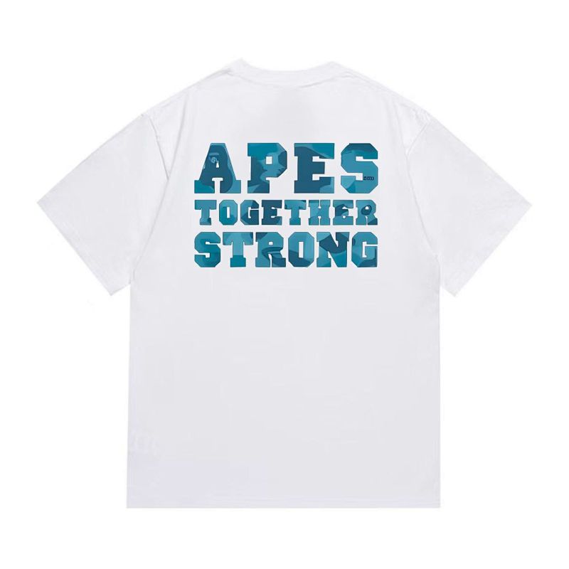 BAPE Ape Head Short Sleeve T-Shirt Style 1025