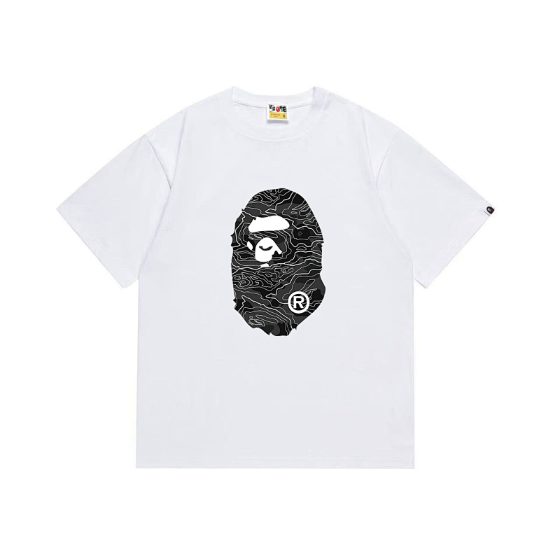 BAPE Ape Head Short Sleeve T-Shirt Style 1027