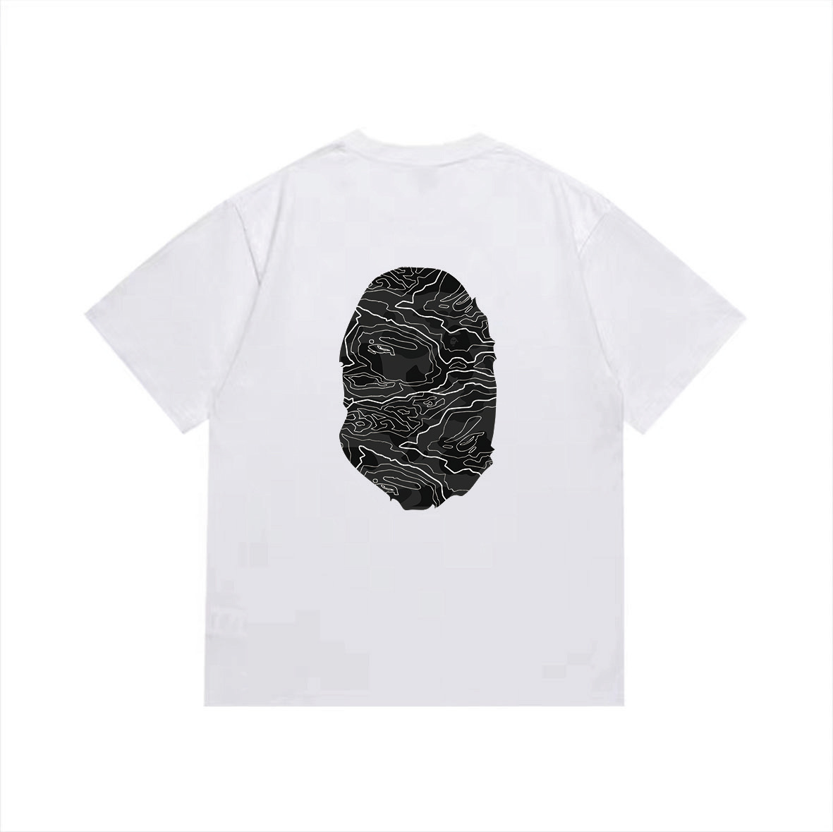 BAPE Ape Head Short Sleeve T-Shirt Style 1027