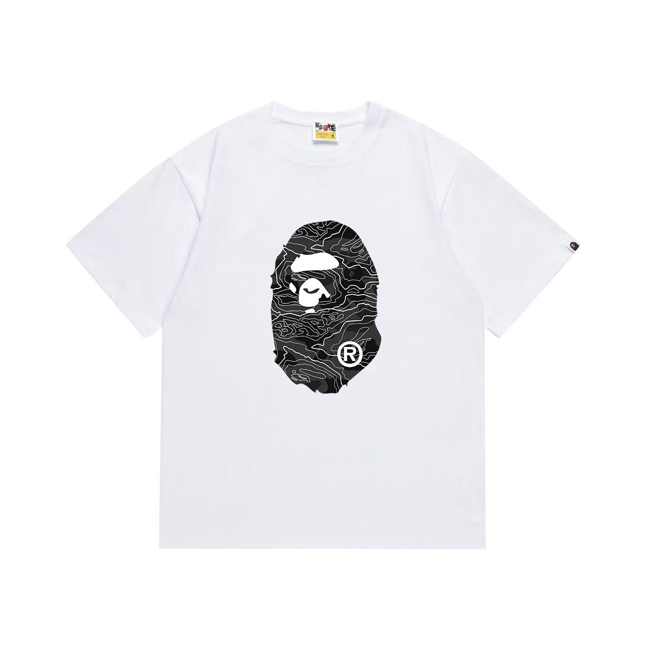 BAPE Ape Head Short Sleeve T-Shirt Style 1027
