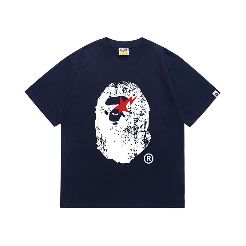 BAPE Ape Head Short Sleeve T-Shirt Style 1044