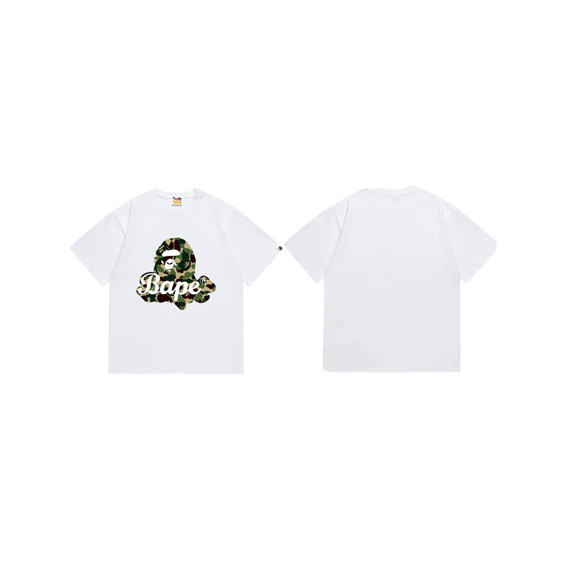 BAPE Ape Head Short Sleeve T-Shirt Style 1046