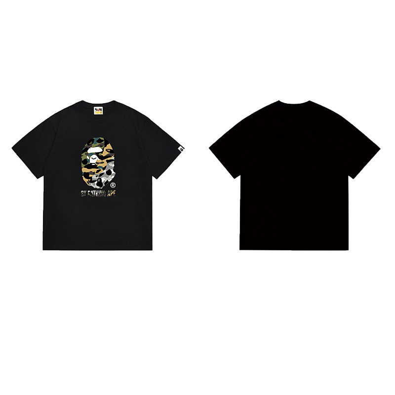 BAPE Ape Head Short Sleeve T-Shirt Style 1054