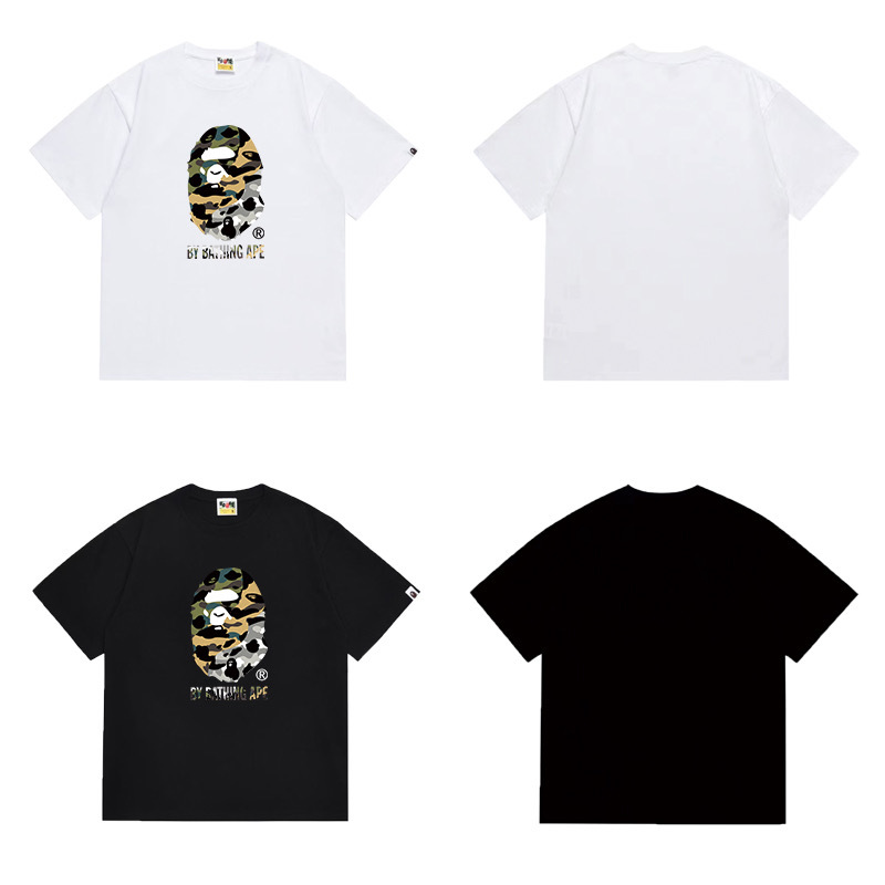 BAPE Ape Head Short Sleeve T-Shirt Style 1054