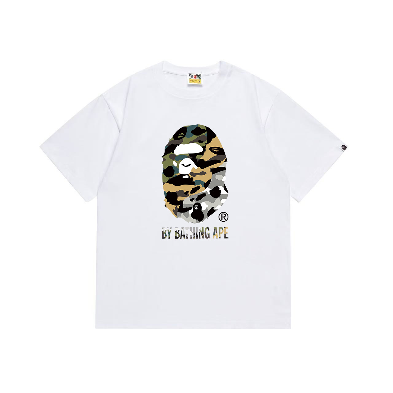 BAPE Ape Head Short Sleeve T-Shirt Style 1054
