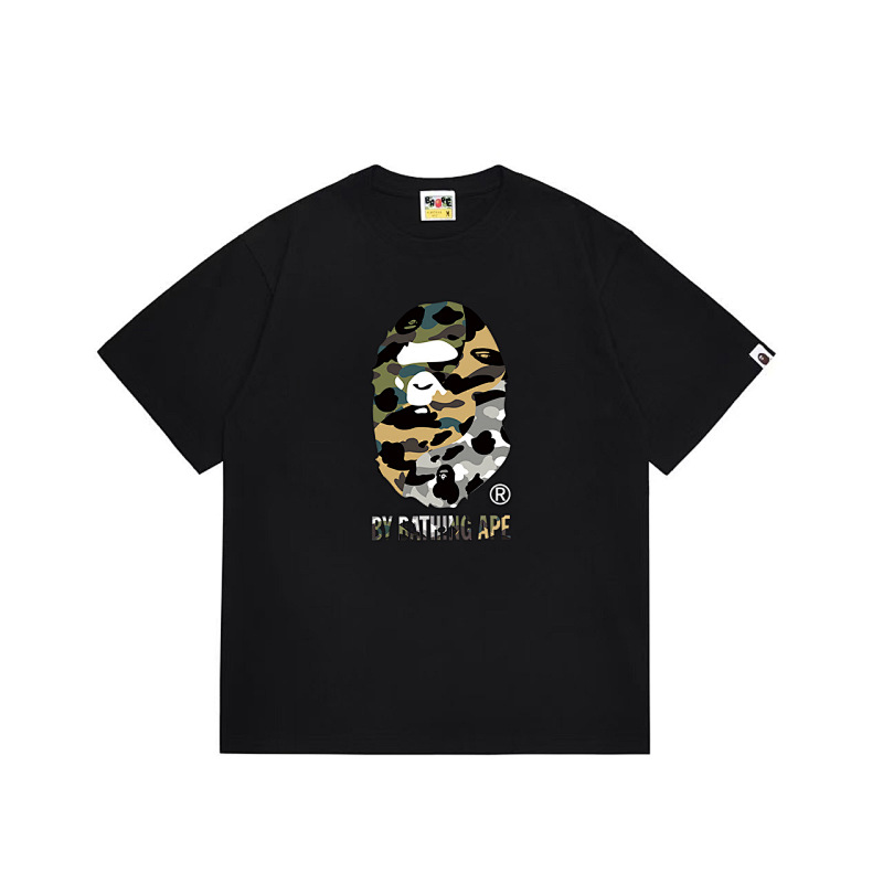 BAPE Ape Head Short Sleeve T-Shirt Style 1054