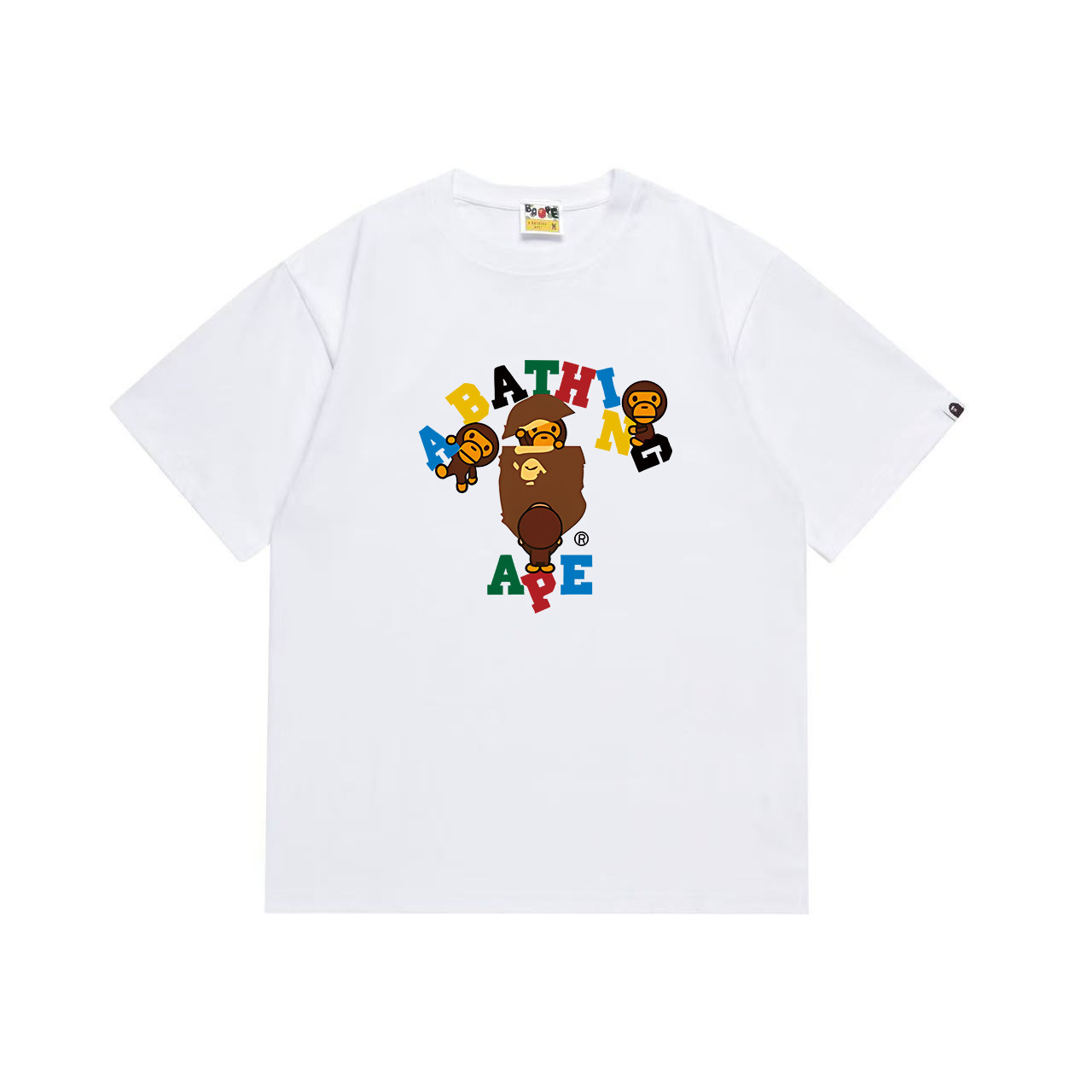 BAPE Ape Head Short Sleeve T-Shirt Style 1058
