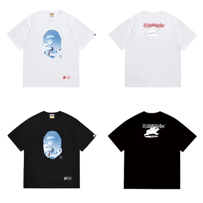 BAPE Ape Head Short Sleeve T-Shirt Style 1076 01