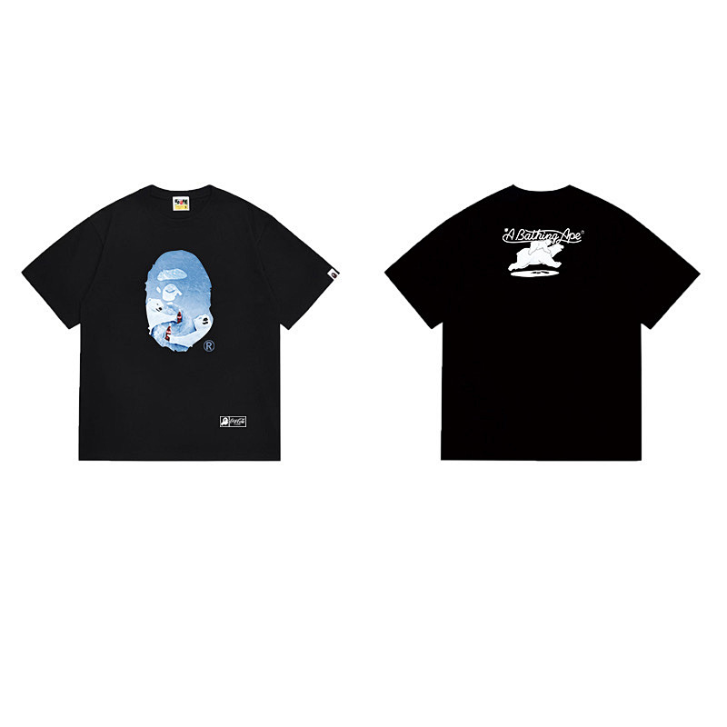 BAPE Ape Head Short Sleeve T-Shirt Style 1076