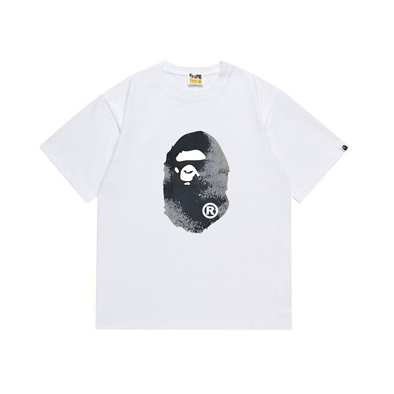 BAPE Ape Head Short Sleeve T-Shirt Style 1077