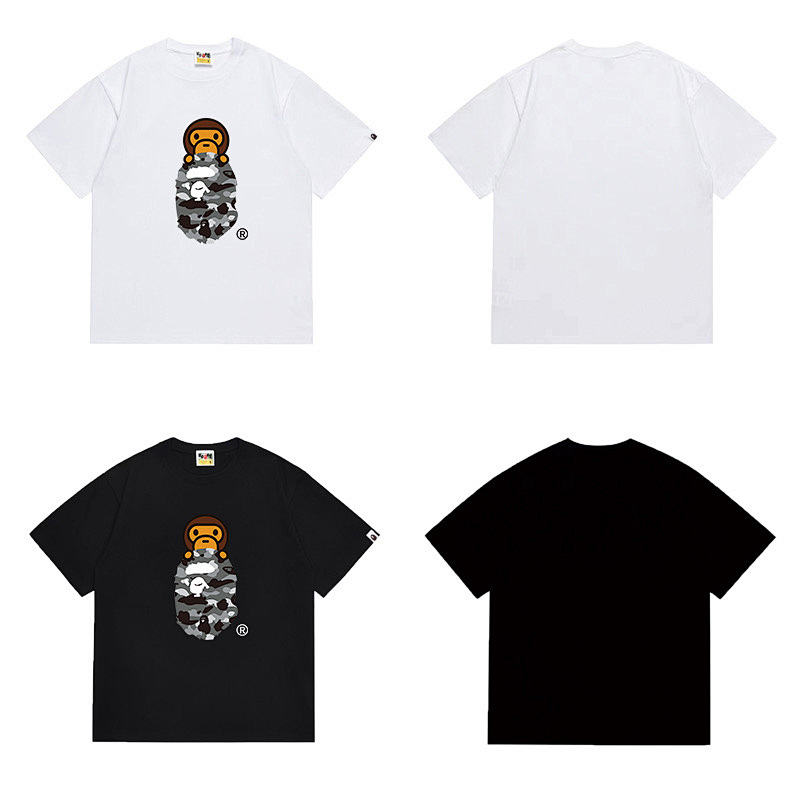 BAPE Ape Head Short Sleeve T-Shirt Style 1083