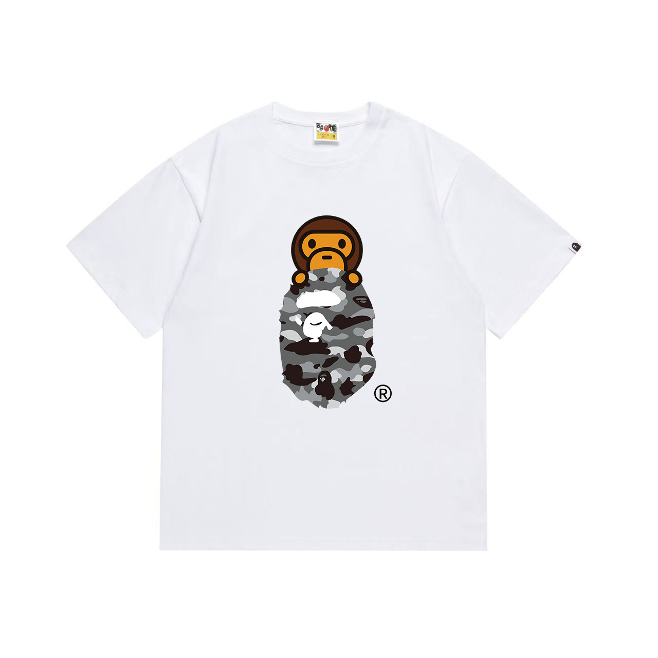 BAPE Ape Head Short Sleeve T-Shirt Style 1083