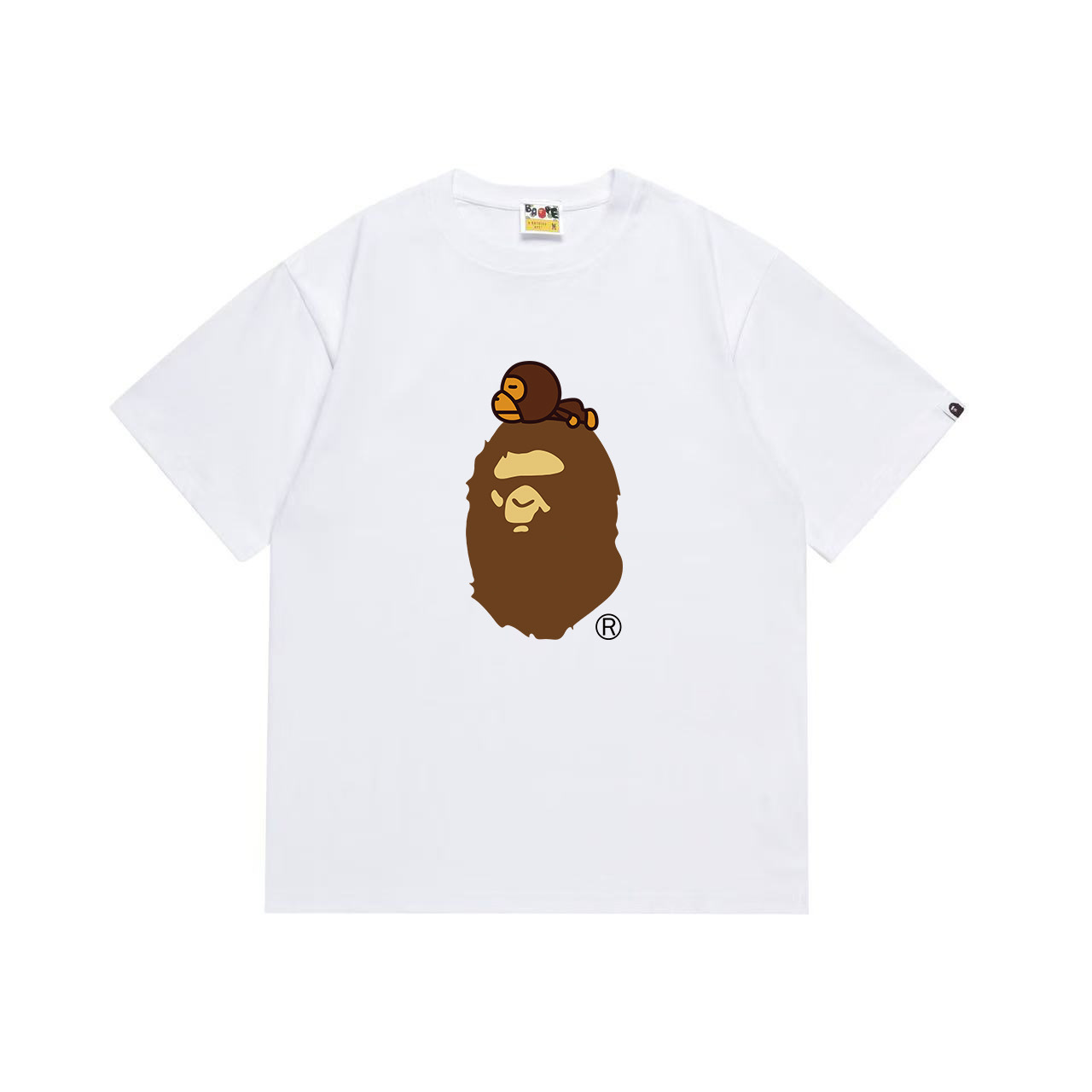 BAPE Ape Head Short Sleeve T-Shirt Style 1084