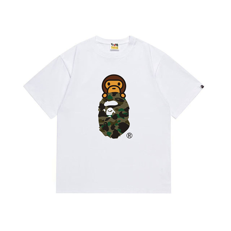 BAPE Ape Head Short Sleeve T-Shirt Style 1085