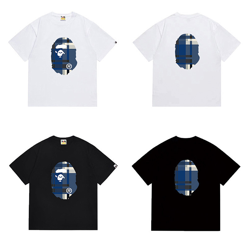 BAPE Ape Head Short Sleeve T-Shirt Style 1086