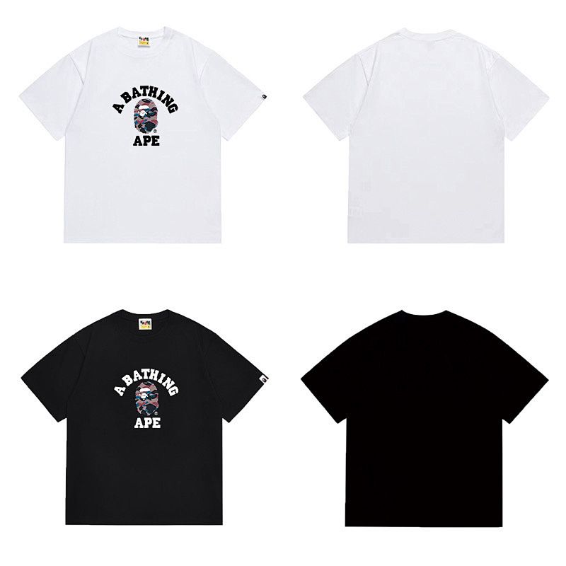 BAPE Ape Head Short Sleeve T-Shirt Style 1088