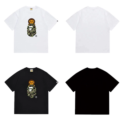 BAPE Ape Head Short Sleeve T-Shirt Style 1090 01