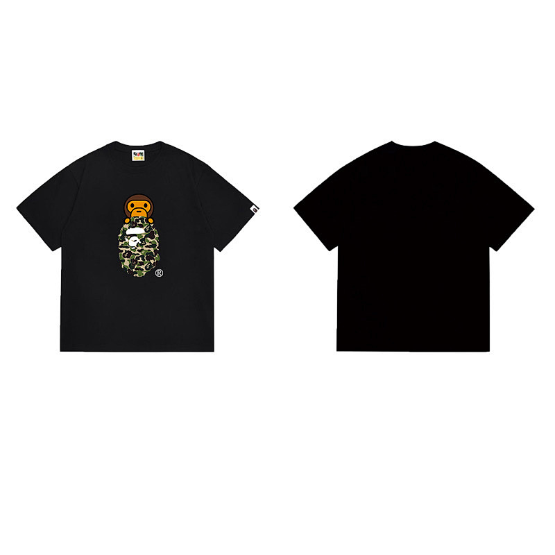 BAPE Ape Head Short Sleeve T-Shirt Style 1090