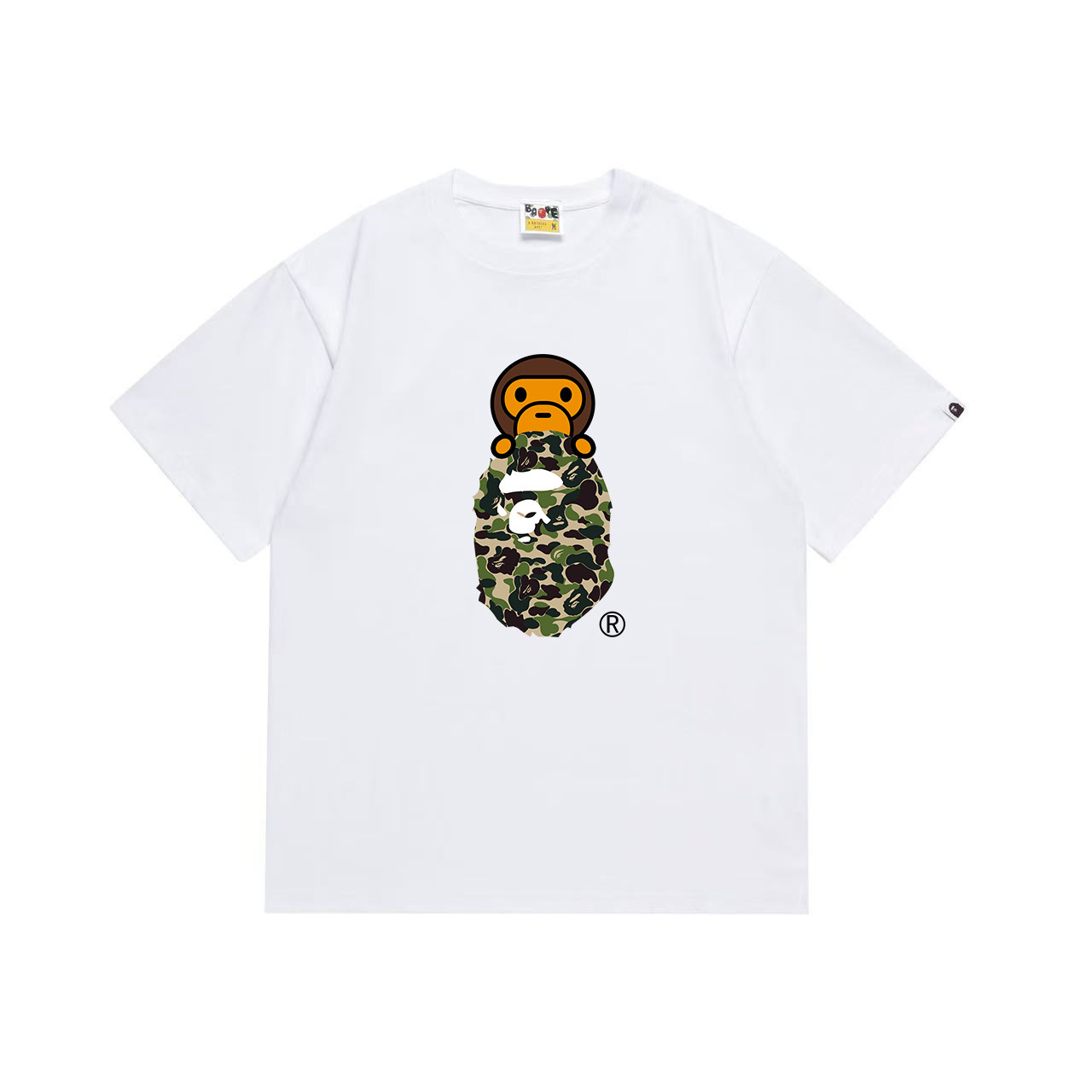 BAPE Ape Head Short Sleeve T-Shirt Style 1090