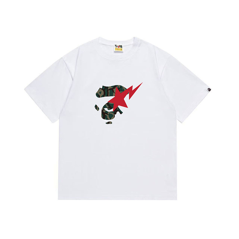 BAPE Ape Head Short Sleeve T-Shirt Style 1094