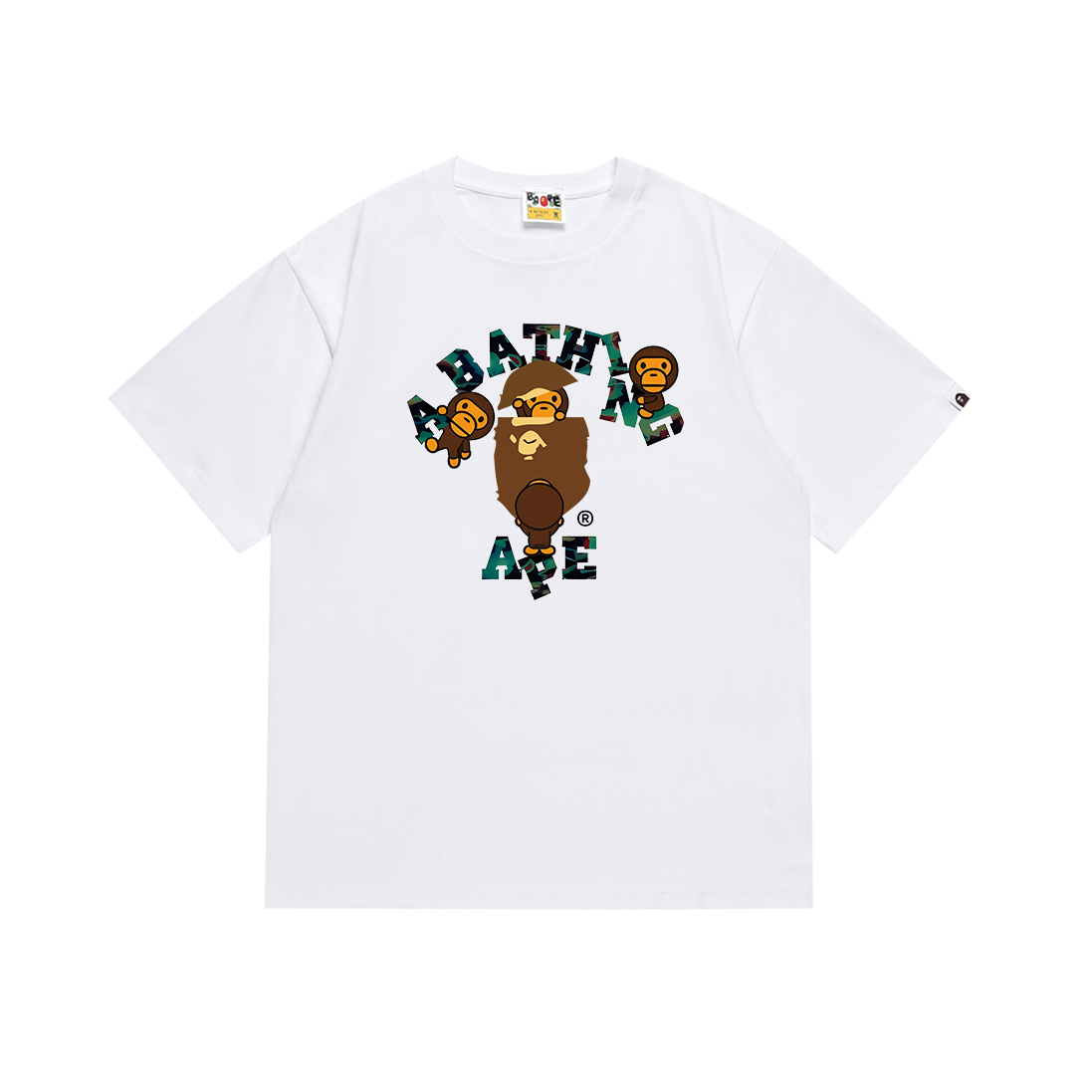 BAPE Ape Head Short Sleeve T-Shirt Style 119