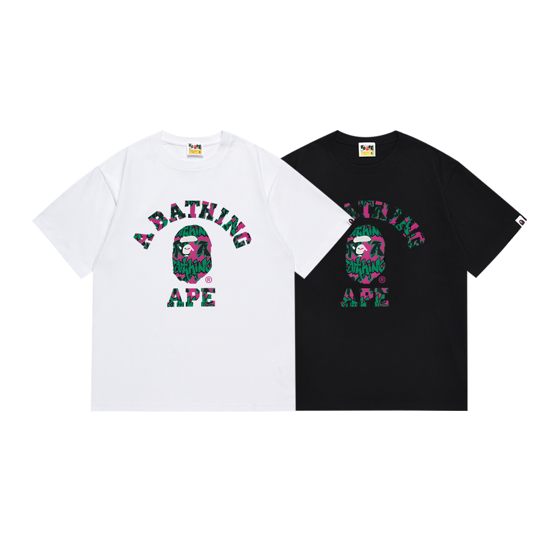 BAPE Ape Head Short Sleeve T-Shirt Style 122
