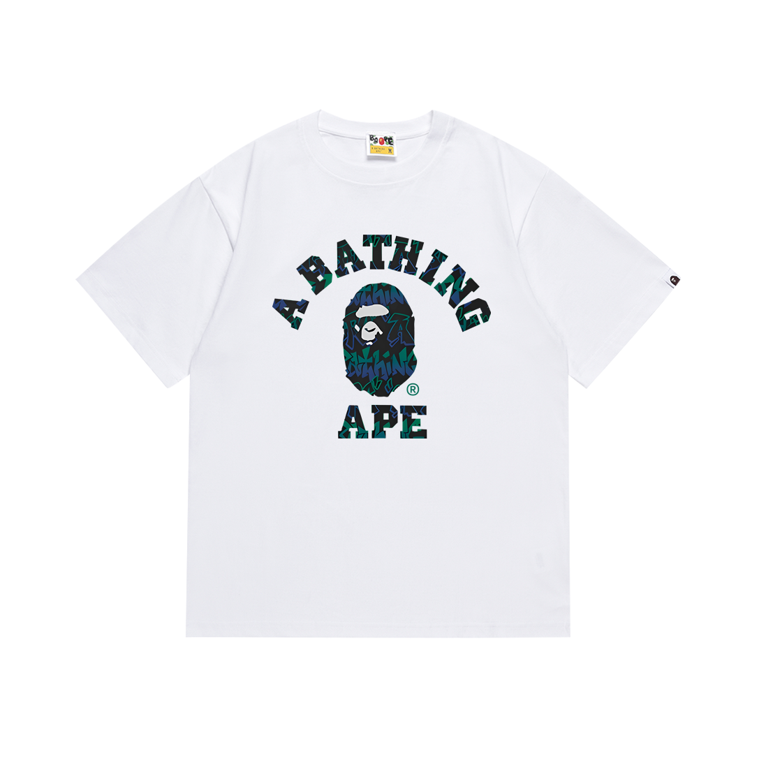 BAPE Ape Head Short Sleeve T-Shirt Style 124