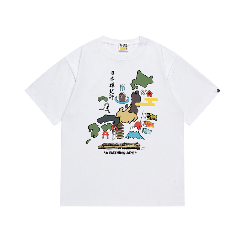 BAPE Ape Head Short Sleeve T-Shirt Style 128