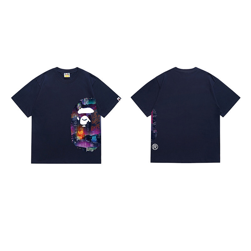 BAPE Ape Head Short Sleeve T-Shirt Style 1318
