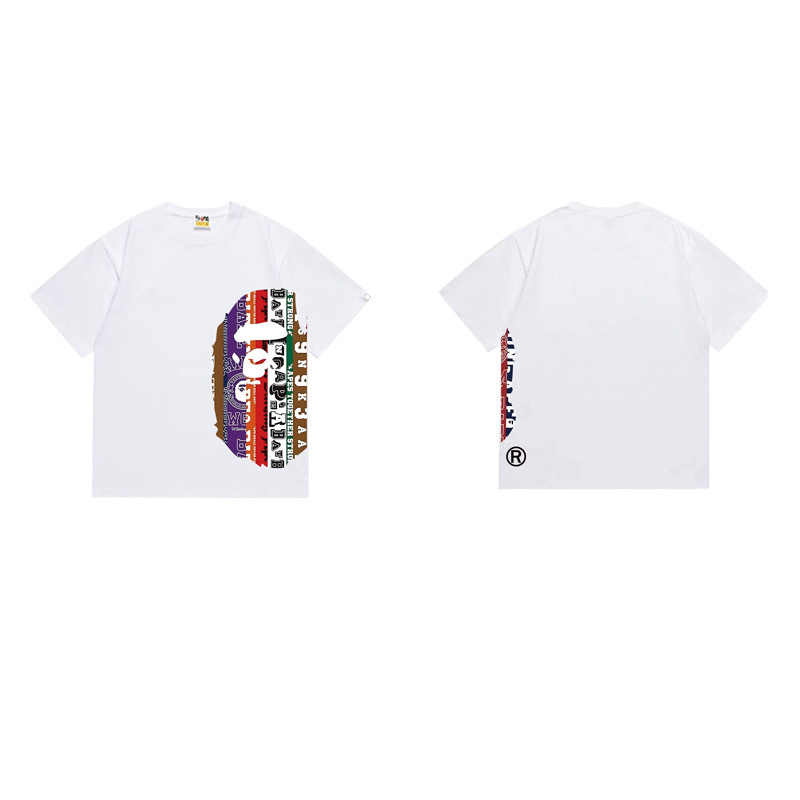 BAPE Ape Head Short Sleeve T-Shirt Style 1319