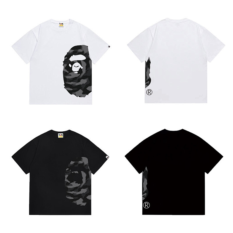 BAPE Ape Head Short Sleeve T-Shirt Style 1321