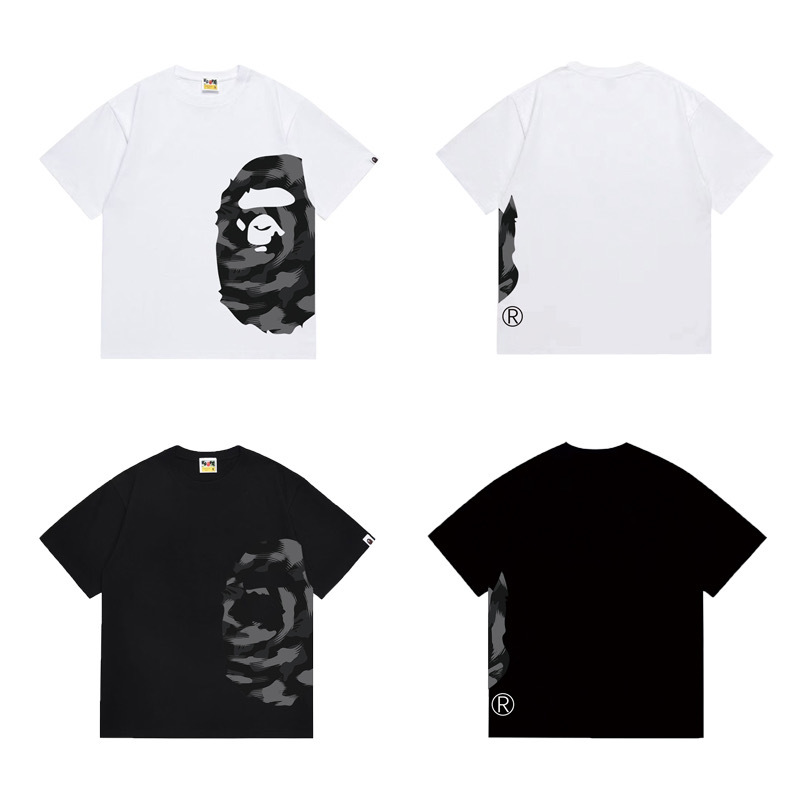 BAPE Ape Head Short Sleeve T-Shirt Style 1321