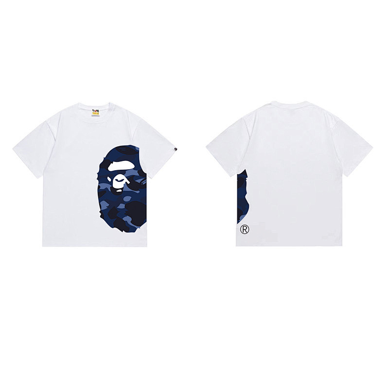 BAPE Ape Head Short Sleeve T-Shirt Style 1327