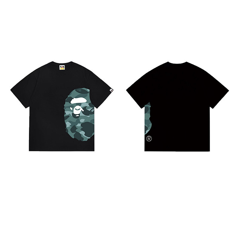 BAPE Ape Head Short Sleeve T-Shirt Style 1329