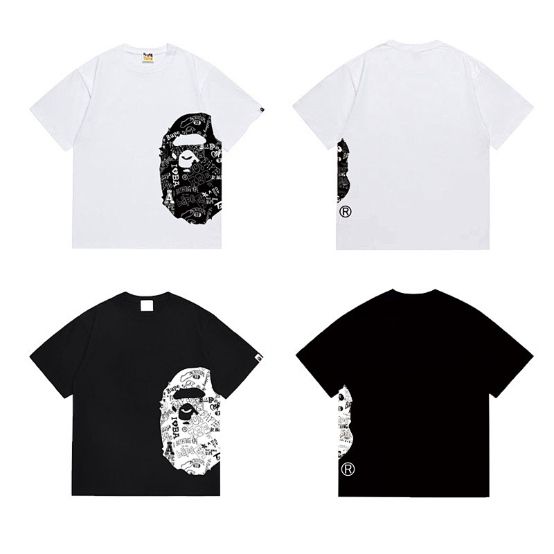 BAPE Ape Head Short Sleeve T-Shirt Style 1336