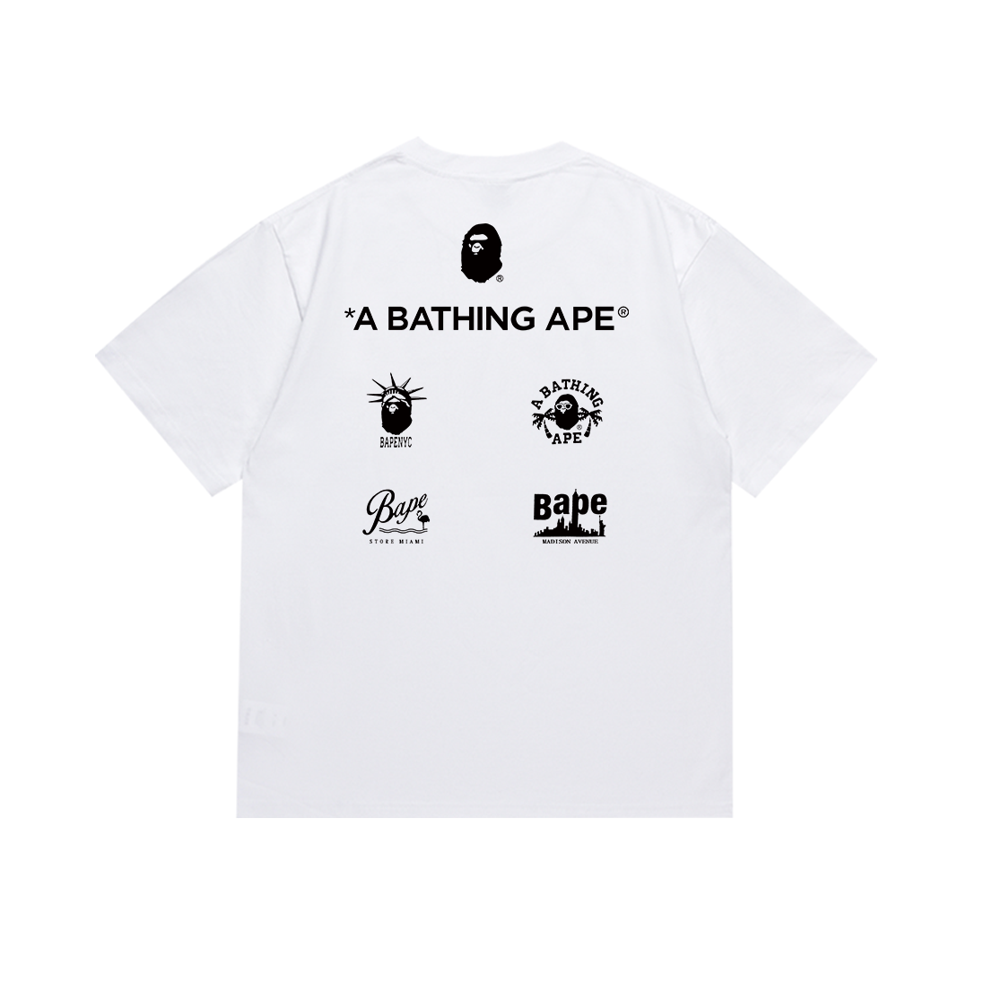 BAPE Ape Head Short Sleeve T-Shirt Style 141