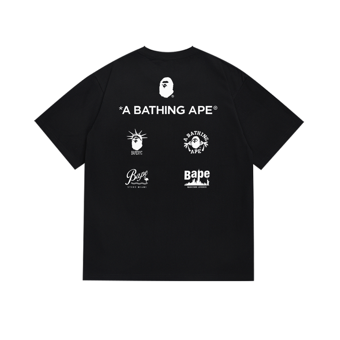 BAPE Ape Head Short Sleeve T-Shirt Style 141