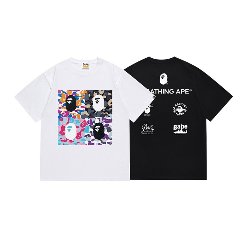 BAPE Ape Head Short Sleeve T-Shirt Style 141