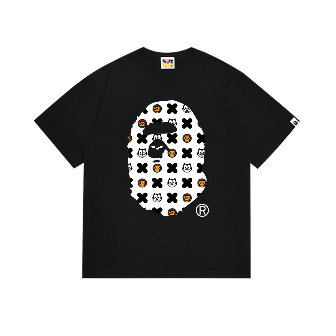 BAPE Ape Head Short Sleeve T-Shirt Style 156